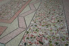 越来越多的网友选择了水磨石，没想到它变得如此惊艳和脱胎换骨图片