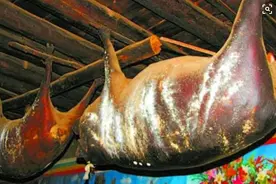 被吊在房梁上30年的猪，1只30万都不卖，是主人太傻还是猪无价图片