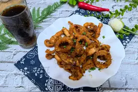 儿子最爱的美食，一放学就要求做它吃，加料一腌一炸外酥里嫩真香图片