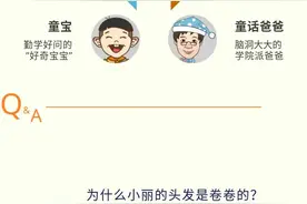 「儿童必学趣味小知识」为什么小丽的头发是卷卷的？图片