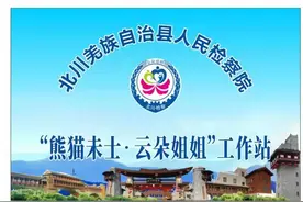 北川检察：“熊猫未士·云朵姐姐”泛美工作站挂牌成立图片