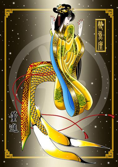 「转载」浏览古典美人版十二星座创意插画,顺带报下星座求眼缘呗