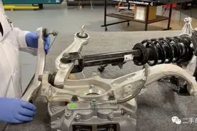 特斯拉Model S/X召回前后悬架连杆，更换前后如何区分图片