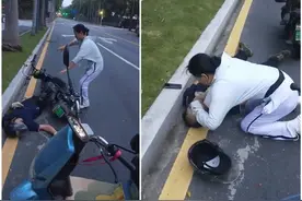女清洁工当街勇救心梗的陌生男子：曾做过老板，现在是打零工的单亲妈妈图片