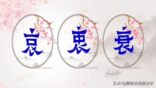 哀其不幸基础意思（说文解字汉字哀衷衰）