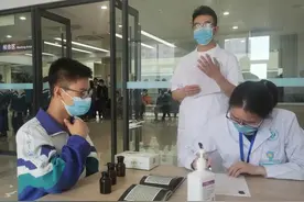 兰州新区高考体检开始！图片