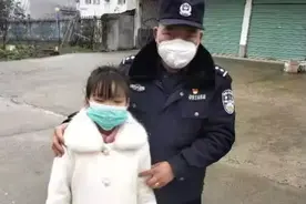 爸爸在战“疫”，警宝的懂事让人心疼图片