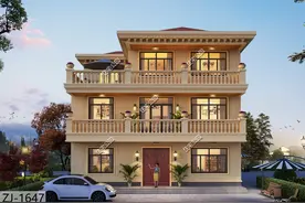 只有100平的宅基地，能盖什么样的房子？选这套户型准没错图片