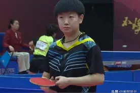 孙颖莎4-2战胜王晓彤进女单八强，萌莎状态有点差，失误有点多图片
