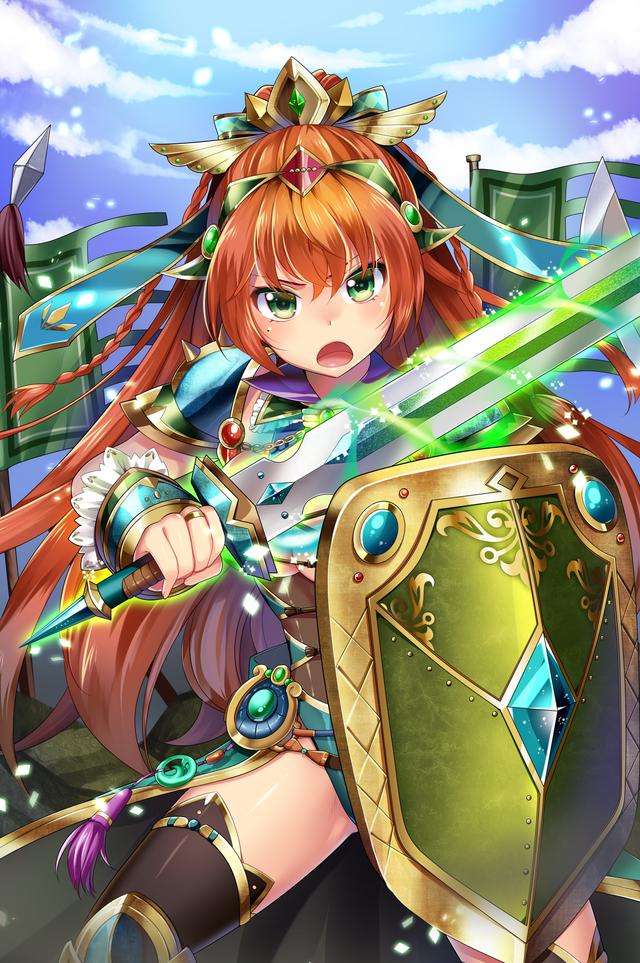 唯美国漫风格《三国罗曼史》游戏卡牌高清原画 女性版三国人物欣赏