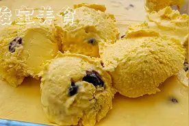 家庭制作纯正芒果冰激凌，食材简单易操作，果味浓郁无添加图片