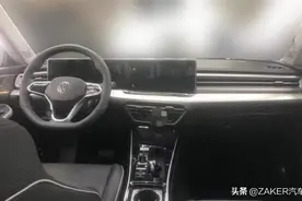 科技感十足 全新大众凌渡车型的内饰谍照曝光图片