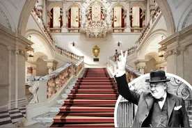 007取景五次，丘吉尔用过的办公楼，爆改成伦敦首家莱佛士酒店图片