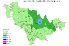 2月29日长春、吉林局地阵雪 明日白山、延边、长白山保护区局地中到大雪，部分地方暴雪图片
