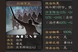 三国志战略版：抚辑军民强在那？为什么这些队都用它？图片