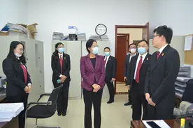 天津高院党组书记、院长李静到滨海新区法院调研指导工作图片