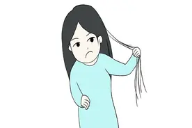 越来越多的年轻人被脱发困扰，对照看看，你是哪类“脱发星人”？图片