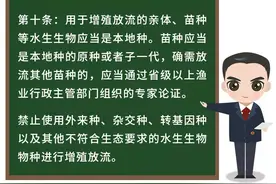 增殖放流知多少？莫让放生成杀生图片