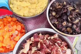 潮州双拼粽子传统纯手工制作，真是各有各的（独门秘方）图片