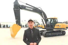 “迪尔哥”教科书式绕机解说——约翰迪尔E260LC挖掘机图片