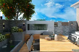 楼顶花园设计！家有露台可以借鉴这3套，让人看上一眼浑身都舒服图片