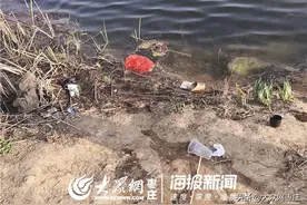 大煞风景！滕州北辛植物园垃圾成灾图片