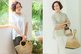 60岁“中老年模特”春季穿搭，简单日常不复杂，却美得让人心动图片