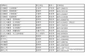 国企｜云南中烟工业有限公司2020年招聘568人 正式员工图片