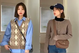 我get到了韩系穿搭的精髓，“混搭+大地色”，简约气质超有范儿图片