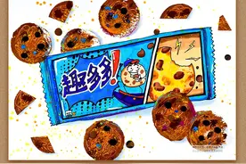 儿童画教程｜趣味写生美术课程《趣多多 Chips Ahoy!》图片