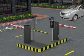 海康威视智慧停车解决方案，停车场小区车辆出入口道闸系统图片