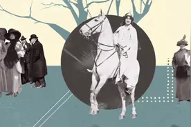 有点讽刺的华盛顿妇女选举权大游行：一边争取女权，一边歧视黑人图片