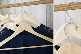 衣架这样用，衣柜瞬间空出一大半，衣服再多也不乱！图片