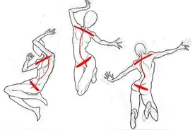 人体的动态画法，找到方法就可以好好学习人体啦图片