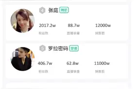 10月带货榜单：直播销售额近1亿，23万粉达人强势上榜图片