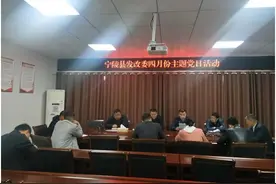 宁陵县发改委开展四月份主题党日活动图片