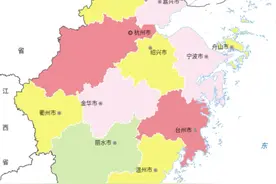 中国行政区划——浙江省图片