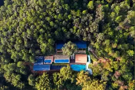 发现一家清远森林秘境里的民宿，人少景美，山泉水泳池，避暑胜地图片