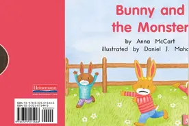 英语有声绘本：《Bunny and The Monster》小兔子与三只怪物图片