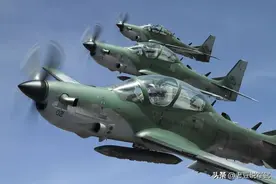 21世纪的螺旋桨战机，源自巴西的“超级巨嘴鸟”，A-29轻型攻击机图片