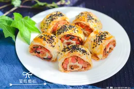 肉松卷这样做秒杀面包房师傅，鲜香酥脆超简单，比包子馒头受欢迎图片