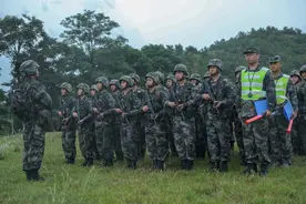 第80集团军某旅：决战丛林 侦察兵荒野求生图片