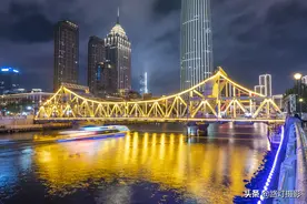 实拍天津璀璨夜景！在我看来比上海温柔，比深圳迷人，你同意吗？图片