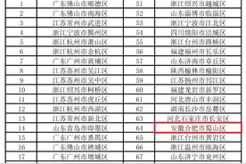 点赞！合肥市蜀山区全国综合实力百强榜再进位！图片
