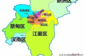 2020中国最新行政区划——湖北省武汉市图片