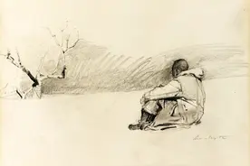 「绘画」怀斯的素描 ​​​​图片