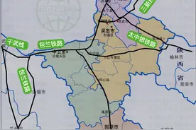 塞上江南——宁夏的铁路、高铁分布图片