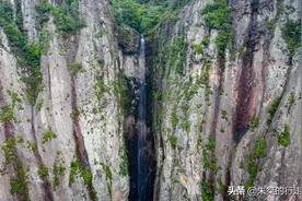 雁荡山最奇特的瀑布，徐霞客三过其门而未入，堪称雁山第一胜景图片