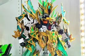 增加特效件，牛高达改造真实比例关羽ν高达图片