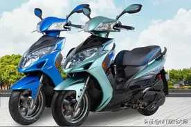 降价6千，光阳弯道情人150给新车让道：双通道ABS，新售价13980元图片